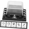 Gatuida Box 6 Ways Car Fuse Car with LED Warning