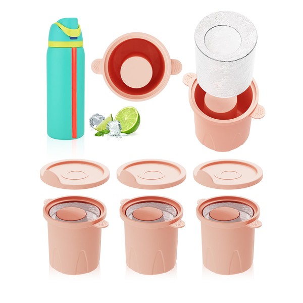 Ice Mold for Owala Water Bottle 32oz,40oz,24oz, 3PCs Silicone Ice