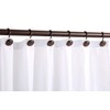 CHICTIE Bronze Shower Curtain Hooks - Oil Rubbed,Set of 12