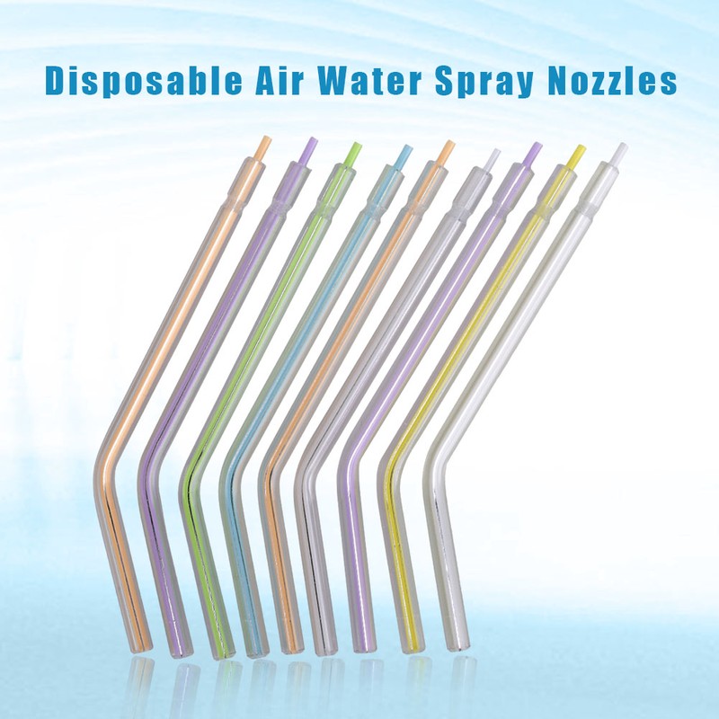200pcs Dental Disposable Air Water Spray Nozzles Tips Tubes For