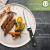 HaWare Silverware Set with Steak Knives, 72-Piece Stainless Steel Cutlery