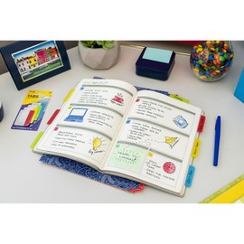 Post-it Tabs, 2 in, Solid, Assorted Colors, 6 Tabs/Color, 5 Colors, 30 Tabs/Pack (686-ROYGB)