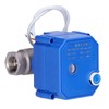Motorized Ball Valve Stainless Steel Straight Through Mini Hydraulic Fitting