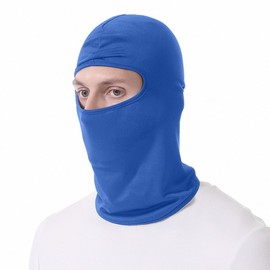 Women's Ice Silk Cycling Balaclava Head Cover with Single Hole Face Mask Size/Black 10ea