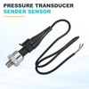 sourcing map Pressure Transducer Sender Sensor with Connector, 1/8" NPT
