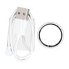Smart Ring White IP68 Waterproof BT Pedometer Sleep Monitoring Rechargeable