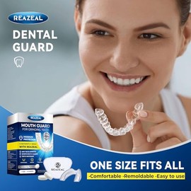 Protector bucal para rechinar dientes por la noche: protector bucal para dormir - Protectores nocturnos cómodos y reutilizables para adultos para rech