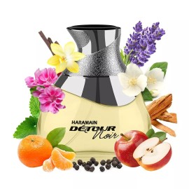 Al Haramain Haramain Detour Noir Fragrance 3.33 Fl Oz Amber Spicy Scent for Men and Women