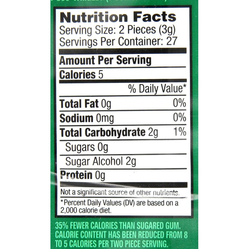 Eclipse, Spearmint Sugarfree Gum, 18 ct