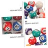 Abaodam 1 Set Mini Billiard Balls Set Resin Pool Balls