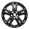 Brighter Design Set of 4 Gloss Black 5 Double Spoke