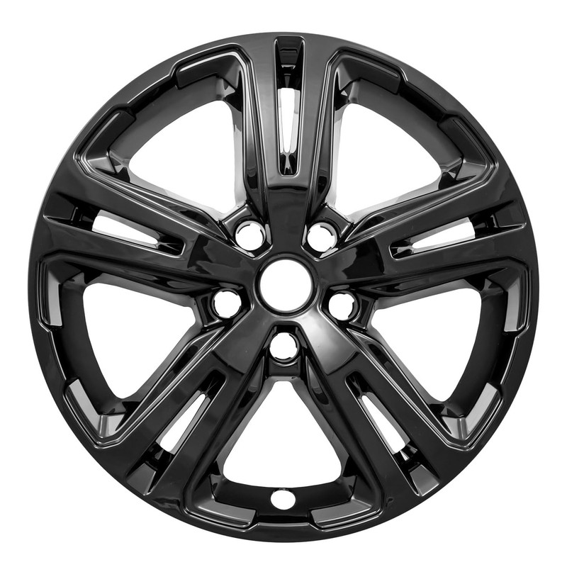 Brighter Design Set of 4 Gloss Black 5 Double Spoke