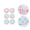 OATIPHO 6Pcs Shower Caps Durable Bathing Hats for Hair Reusable