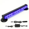 BooYu 14" Blue Battery Powered Police Firefighter Emergency Strobe Lights