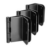 Haidms 3 Pack Offset Hinges Matte Black 3.5 Inch with