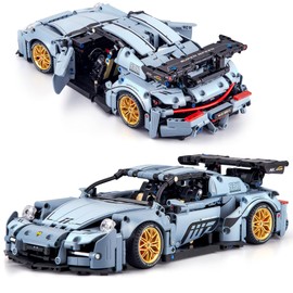 HIGH GODO Technic Car Building Blocks Set for Adults, 1465 Pieces 1:14 Super Sports Car Model Building Kits, Racing Car Collectible Gifts for Men Teenagers Boys Aged 12+