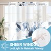 WITHLOC No Hook Shower Curtain with Snap in Liner -