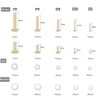 Hotusi M2 M2.5 M3 M4 M5 (Total 270pcs) Nylon Screw/Nut/Washer