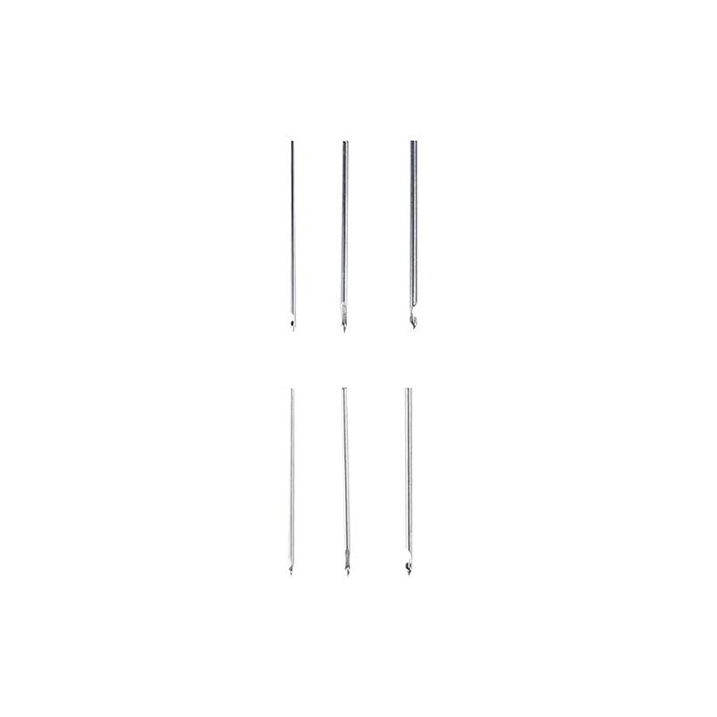 Agujas Tambour para Bordar Set de 6 con Mango Acero