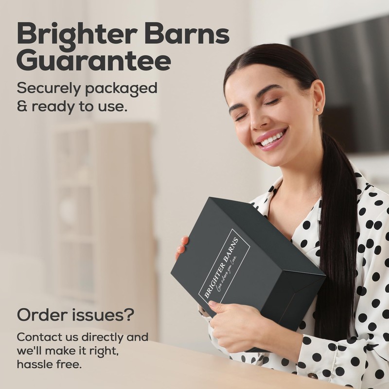 Clear Shampoo and Conditioner Dispenser Set by Brighter Barns -