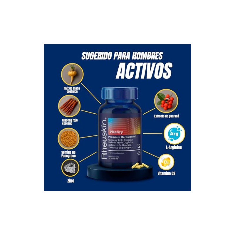 Vitality 3 Pack (Raíz de Maca + Ginseng Rojo Coreano