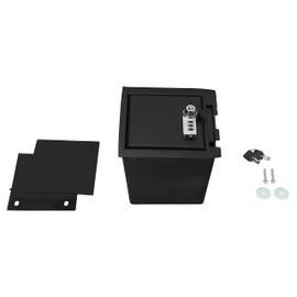 KUAFU Center Console Lock Safe Storage Box Compatible with 2016-2021 Toyota Tacoma w/Bucket Seats with 3-Digit Combo Password Replacement for 00016-35986 Console Gun Organizer Locking Vault