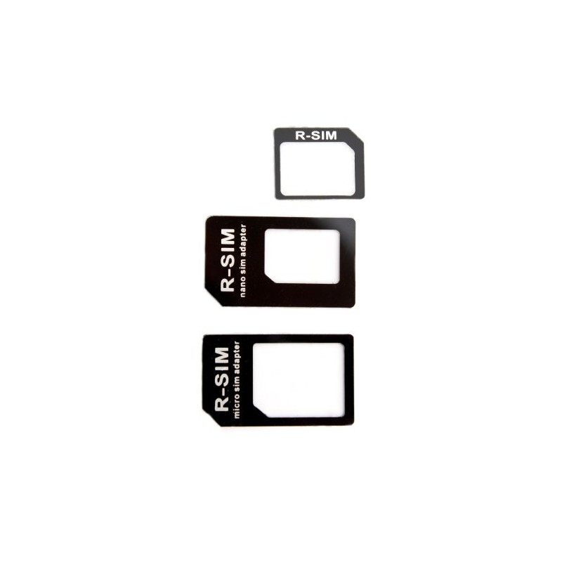 Enjoy 3-in-1 Nano to Micro Sim Adapter Set