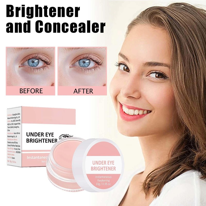 Full Coverage Under Eye Brightener and Concealer - Long Lasting,