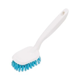 OHE 67870 Bath Brush, White, 10.2 x 2.6 x 3.3 inches (26 x 6.5 x 8.3 cm), Unit Bath, Penetrates into Fine Grooves, Easy to Apply Force