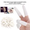 Latex Finger Cots, 300pcs Latex Finger Cots Anti-Static Rubber Fingertips
