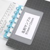 TSUKURIRO Mini 6 Hole Personal Organizer Color Ring PVC Binder
