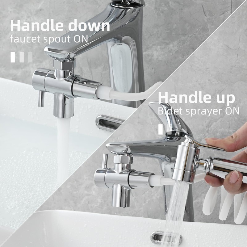 Ciencia Faucet Branch Two Way Brass Lavatory Faucet Extender Replacement