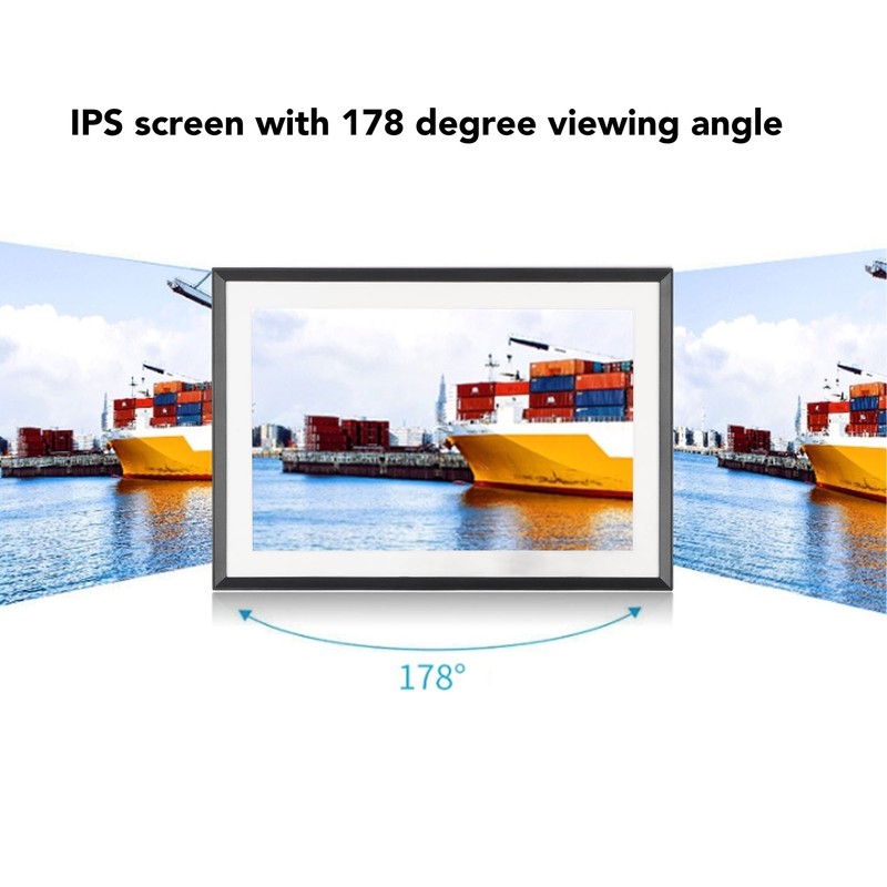 10 Inch WiFi Digital Picture Frame IPS Touch Screen App