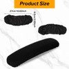 Sorcristy 2PCS Office Chair Arm Covers Polyester Removable Machine Washable