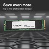 Crucial E100 SSD 480GB M.2 NVMe PCIe Gen4 Internal SSD,