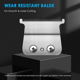 FX707BL Replacement Blades for All FX787 & FX726 Trimmers, Compatible with BaByli*s* Trimmer Blades, Silver