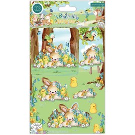 Bluebells and Buttercups - 3D Decoupage
