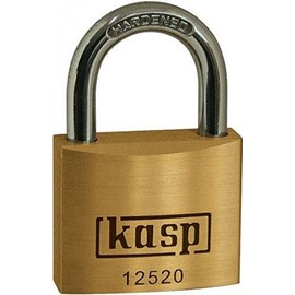 Kasp Premium Brass Padlock, K12520D