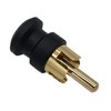 20 pcs Gold RCA SHORTING CAPS - Noise Stopper Gold