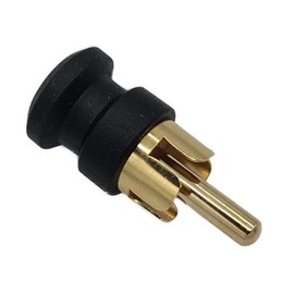 20 pcs Gold RCA SHORTING CAPS - Noise Stopper Gold Plated Cap Dust Protector RCA Input Plug