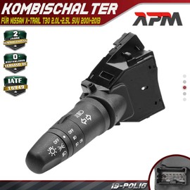 Frankberg Combination Switch Steering Column Switch Front 19-Pin Compatible with X-Trail T30 2.0L 2.2L 2.5L SUV 2001-2013 25540-8H700