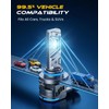 9006 HB4 Fog Bulbs, 𝟭𝟯𝟲𝟬𝟬𝟬𝐋𝐌 Ultra Bright 15X Brighter Lights,
