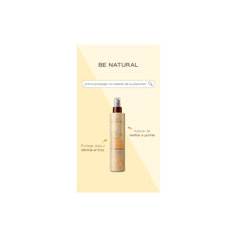 Life Be Natural Lisso Keratina Smoothing Thermoprotector for Straight or