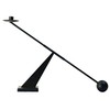 Remenna Black Metal Modern Candle Holder Candlestick Holders Decorative Candle