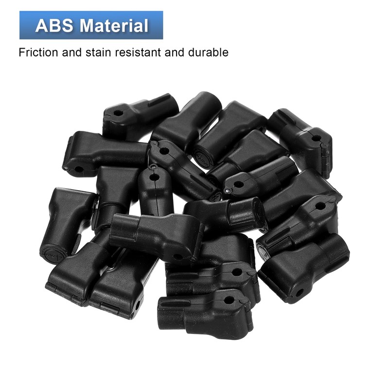 sourcing map 100pcs Peg Hook Locks, 4mm Display Hook Stop