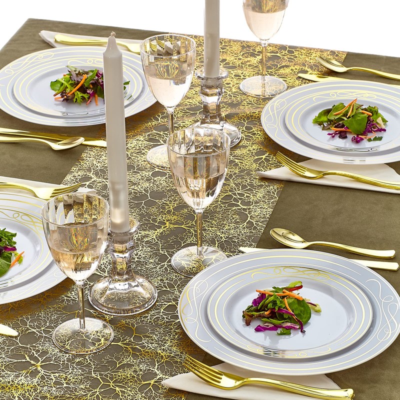 Silver Spoons Fancy Side Plates | 20 pc | Heavy