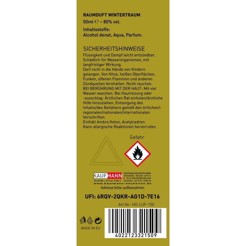 Essenza Winter Dream Room Fragrance 50 ml