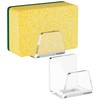 NiHome Clear Acrylic Kitchen Sink Sponge Holders 2PCS for Sponges,