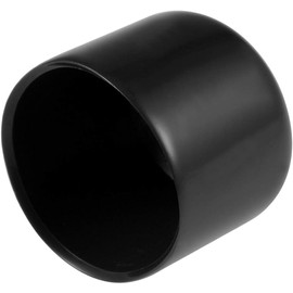 TA-VIGOR 10Pcs Rubber End Caps, 32mm ID Round Flexible Screw End Caps Thread Protectors, Black Vinyl Bolt Covers Rubber Covers for Screws, Tubes, Cables, Wires, etc