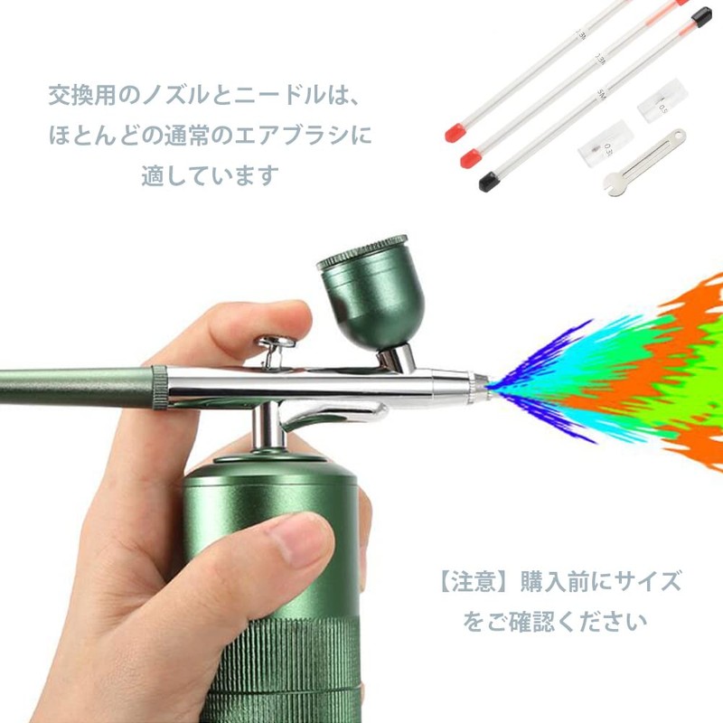 Samcos Airbrush Nozzle Needle Replacement Needle Diameter 0.01 inch (0.3